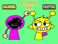 खेल Coloring Baby Sprunk tapes Painting