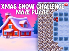 खेल Xmas Snow Challenge Maze Puzzle