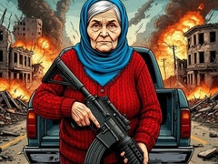 खेल Grandma with machine-gun: Apocalypsis