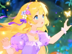 खेल Jigsaw Puzzle: Firefly Princess