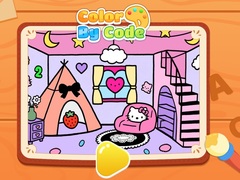 खेल Color By Code: Hello Kitty Room Decor