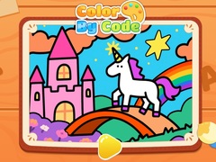 खेल Color By Code: Rainbow Unicorn