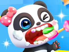 खेल Jigsaw Puzzle: Baby Panda Teeth Health