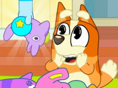 खेल Jigsaw Puzzle: Bluey Toy Claw Machine