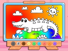 खेल Coloring Book: Crocodile