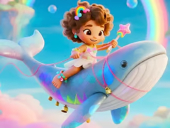 खेल Jigsaw Puzzle: Whale In Clouds