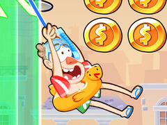 खेल Alien Chase Swing and Fly