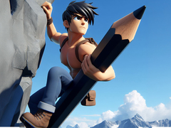 खेल Draw Climb Race