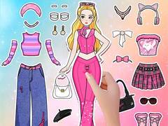 खेल Paper Doll Diary: Dress Up DIY