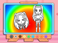 खेल Coloring Book: Mira Kpop Demon Hunters