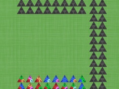 खेल Triminos Dominoes Triangles