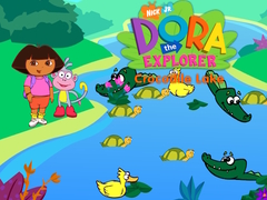 खेल Dora The explorer Crocodile Lake