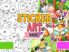 खेल Sticker Art Book 