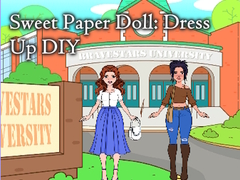 खेल Sweet Paper Doll: Dress Up DIY