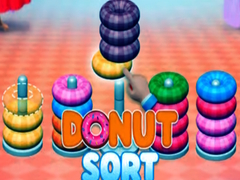 खेल Donut Sort
