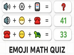 खेल Emoji Math Quiz