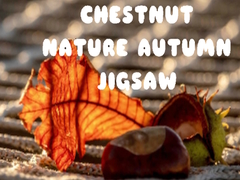 खेल Chestnut Nature Autumn Jigsaw