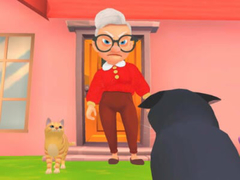 खेल Cat and Granny 2