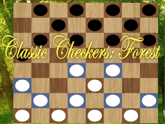 खेल Classic Checkers: Forest