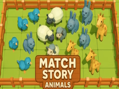 खेल Match Story Animals