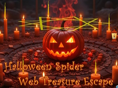 खेल Halloween Spider Web Treasure Escape