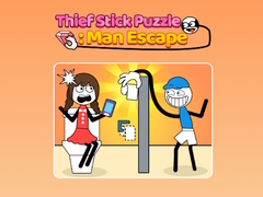 खेल Thief Stick Puzzle: Man Escape