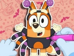 खेल Coloring Book: Halloween Spooky Bingo & Bluey
