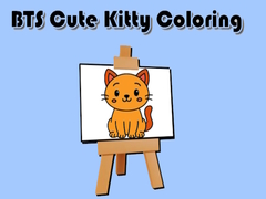 खेल BTS Cute Kitty Coloring