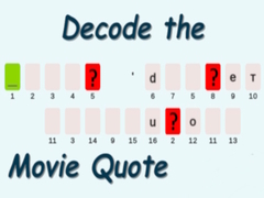 खेल Decode the Movie Quote