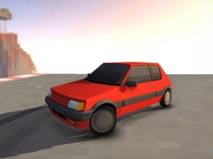 खेल Slippery Descent By Car