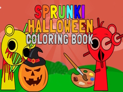 खेल Sprunki Halloween Coloring Book