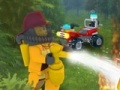 खेल Lego forest fire-fighting team
