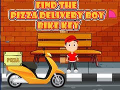खेल Find the Pizza Delivery Boy Bike Key