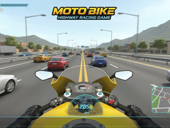 खेल Moto Bike Highway Racing Game