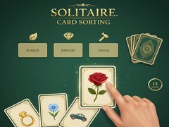 खेल Solitaire. Card Sorting
