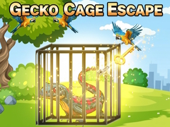 खेल Gecko Cage Escape
