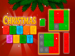 खेल Christmas Blocks Sort
