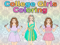 खेल College Girls Coloring