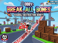 खेल Obby: Break All Bones Ragdoll