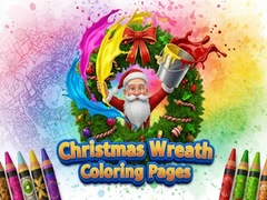 खेल Christmas Wreath Coloring Pages