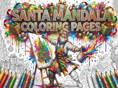 खेल Santa Mandala Coloring Pages