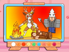 खेल Coloring Book: 99 Nights In The Forest