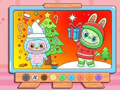 खेल Coloring Book: Christmas Labubu