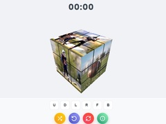 खेल Football Cube Puzzle