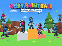 खेल Obby Paintball: Online with Friends