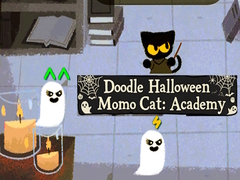 खेल Doodle Halloween Momo Cat: Academy