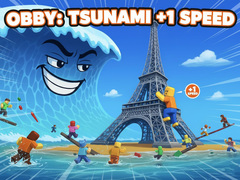 खेल Obby: Tsunami +1 speed