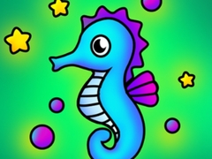 खेल Seahorse Coloring