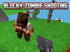 खेल Blocky Zombie Shooting