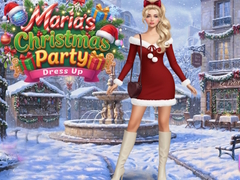 खेल Maria's Christmas Party Dressup